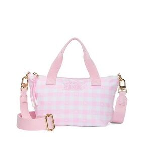 Pink x LoveShackFancy Small Gingham Tote